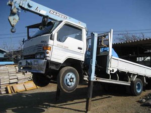 1989 toyota dyna bu95 crane boom truck for sale japan 49k