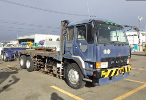 1989 mitsubishi fuso truck trucks super great P-FV419P fv419 trailer poll for sale in japan fv 419